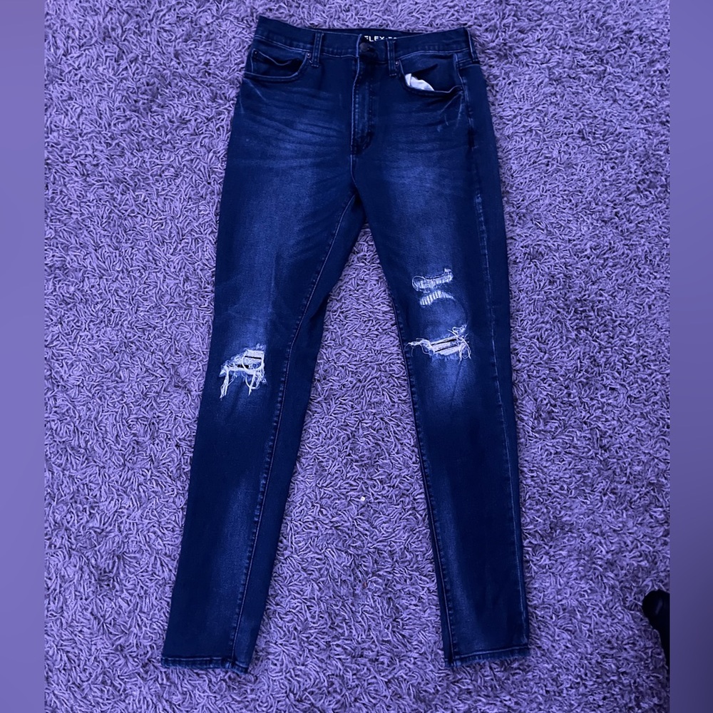 ARIZONA RIPPED SKINNY JEANS 34x34